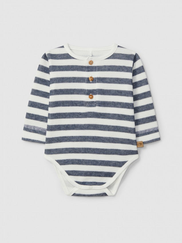 Body righe blu e bianco