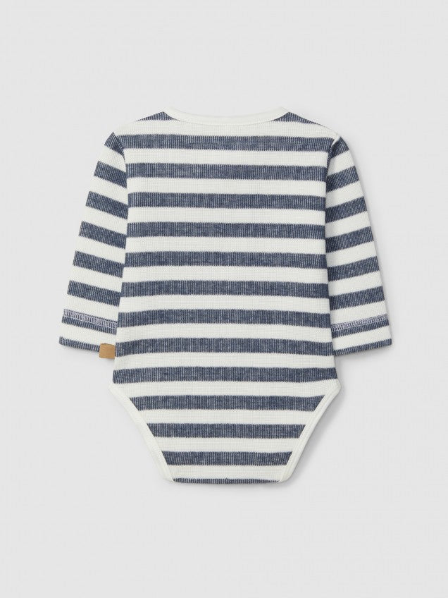 Body righe blu e bianco