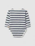 Body righe blu e bianco