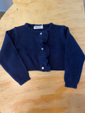 Cardigan blu notte corto bolero