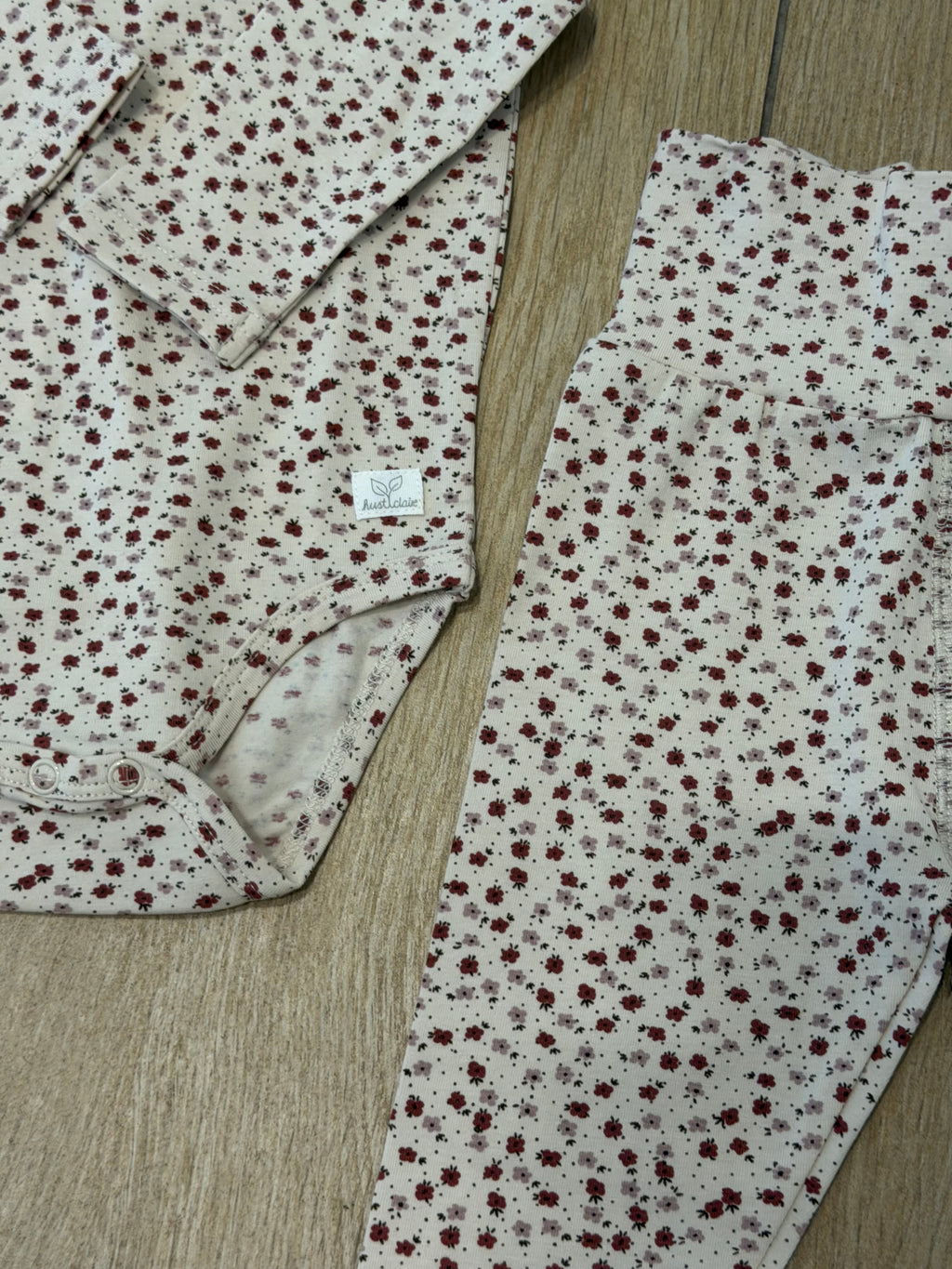Completino Body&Pant Fiori d'autunno