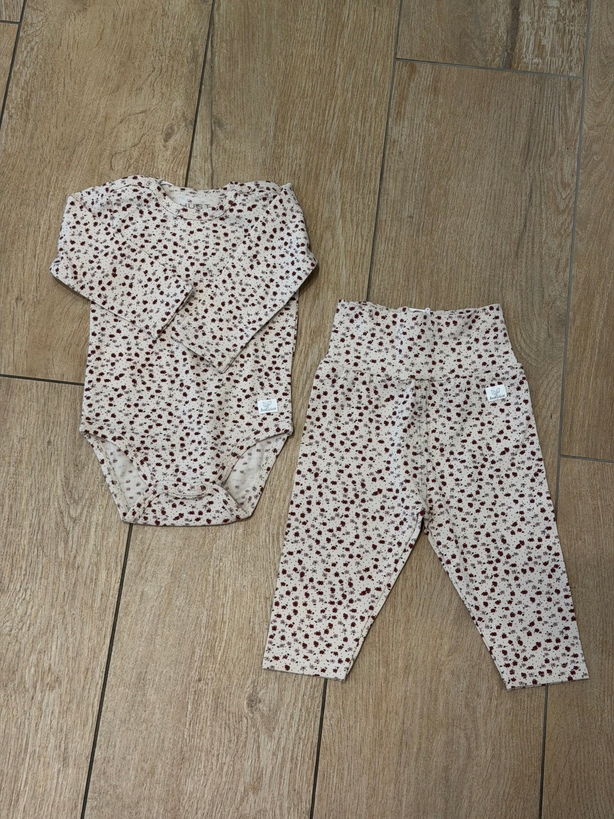 Completino Body&Pant Fiori d'autunno