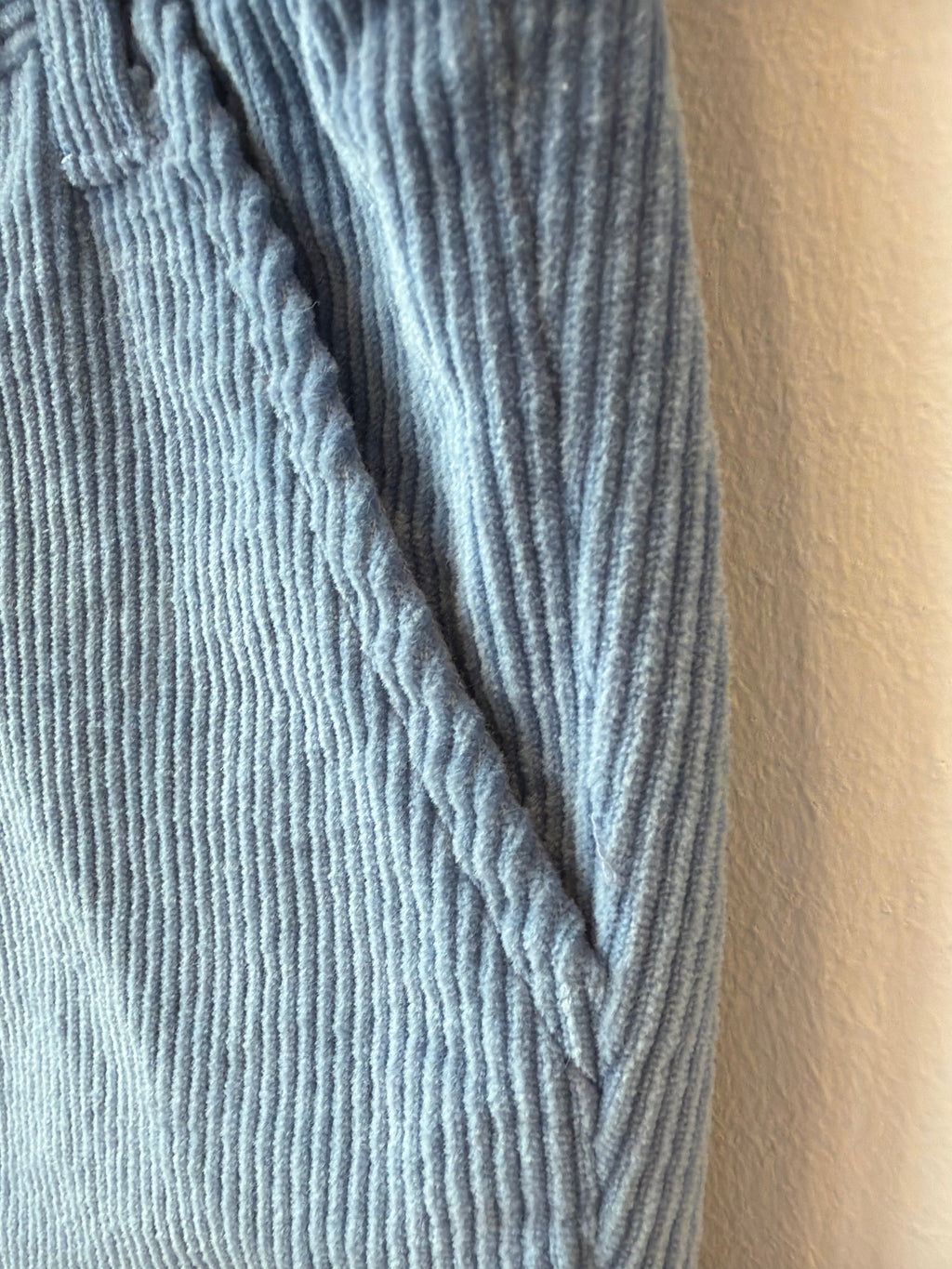 Pantalone velluto carta da zucchero
