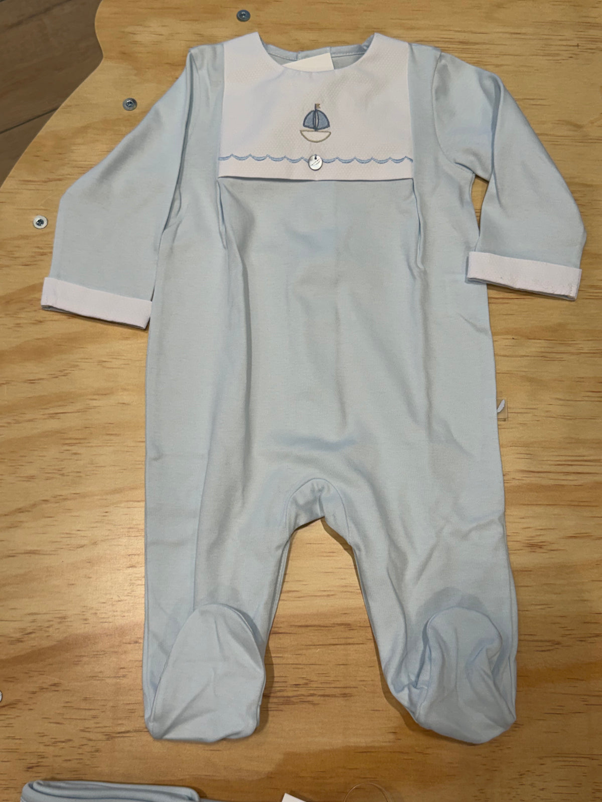 Tutina in cotone barchetta