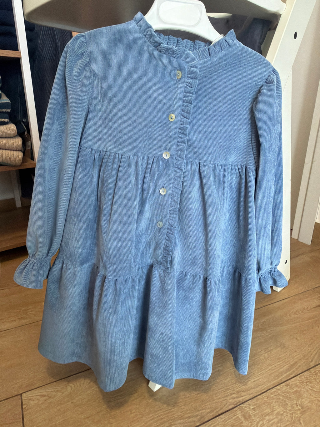 Abito velluto azzurro