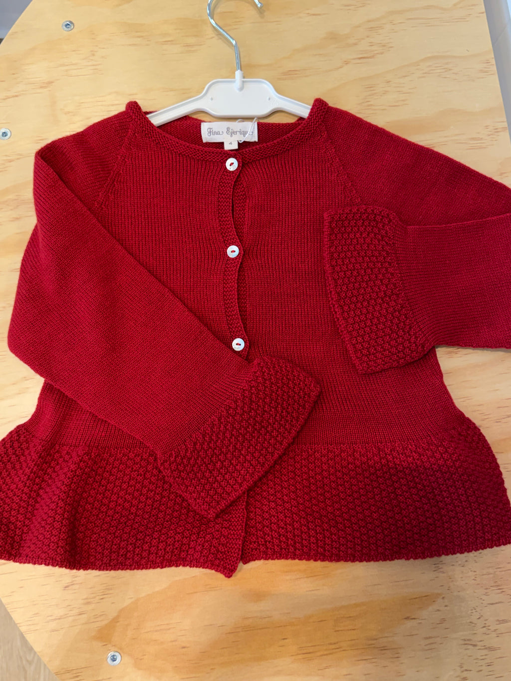 Cardigan Rosso