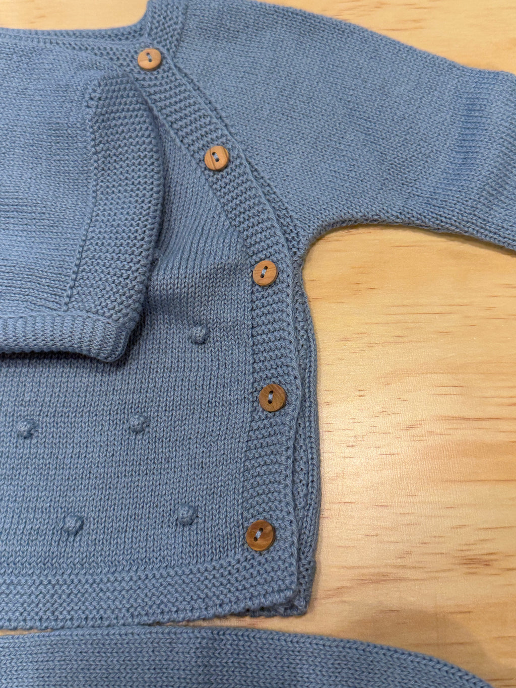 Tre pezzi con cuffietta blu cobaldo