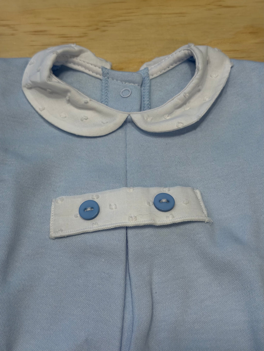 Tutina in caldo cotone azzurro
