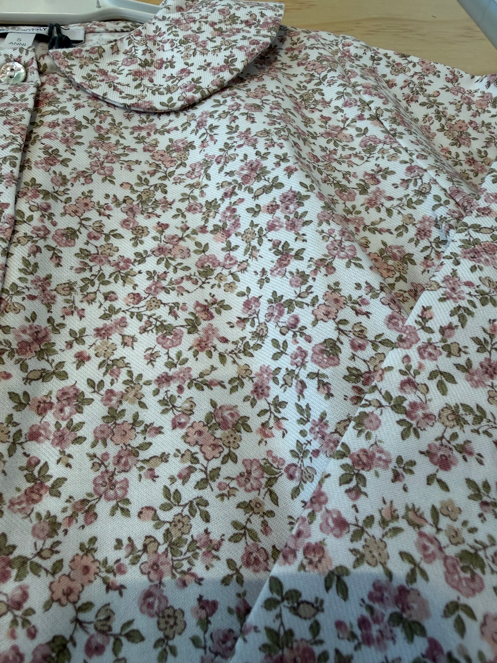 Camicia fiorellini rosa