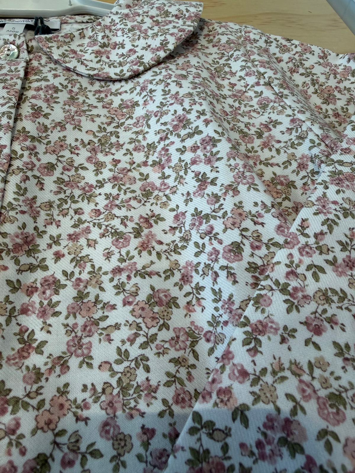 Camicia fiorellini rosa
