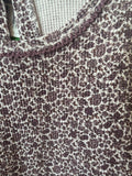 T-shirt fiorellini rosa antico