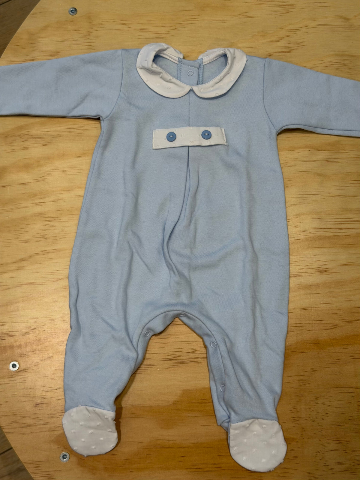 Tutina in caldo cotone azzurro