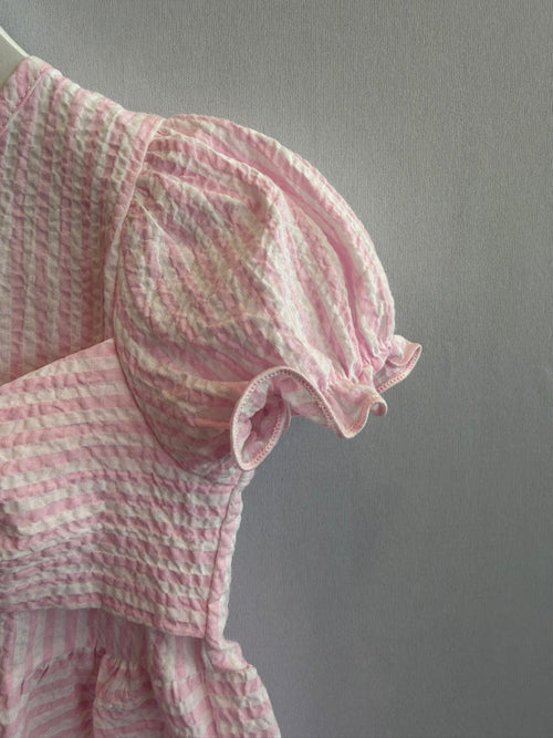 Abito Bianco e Rosa