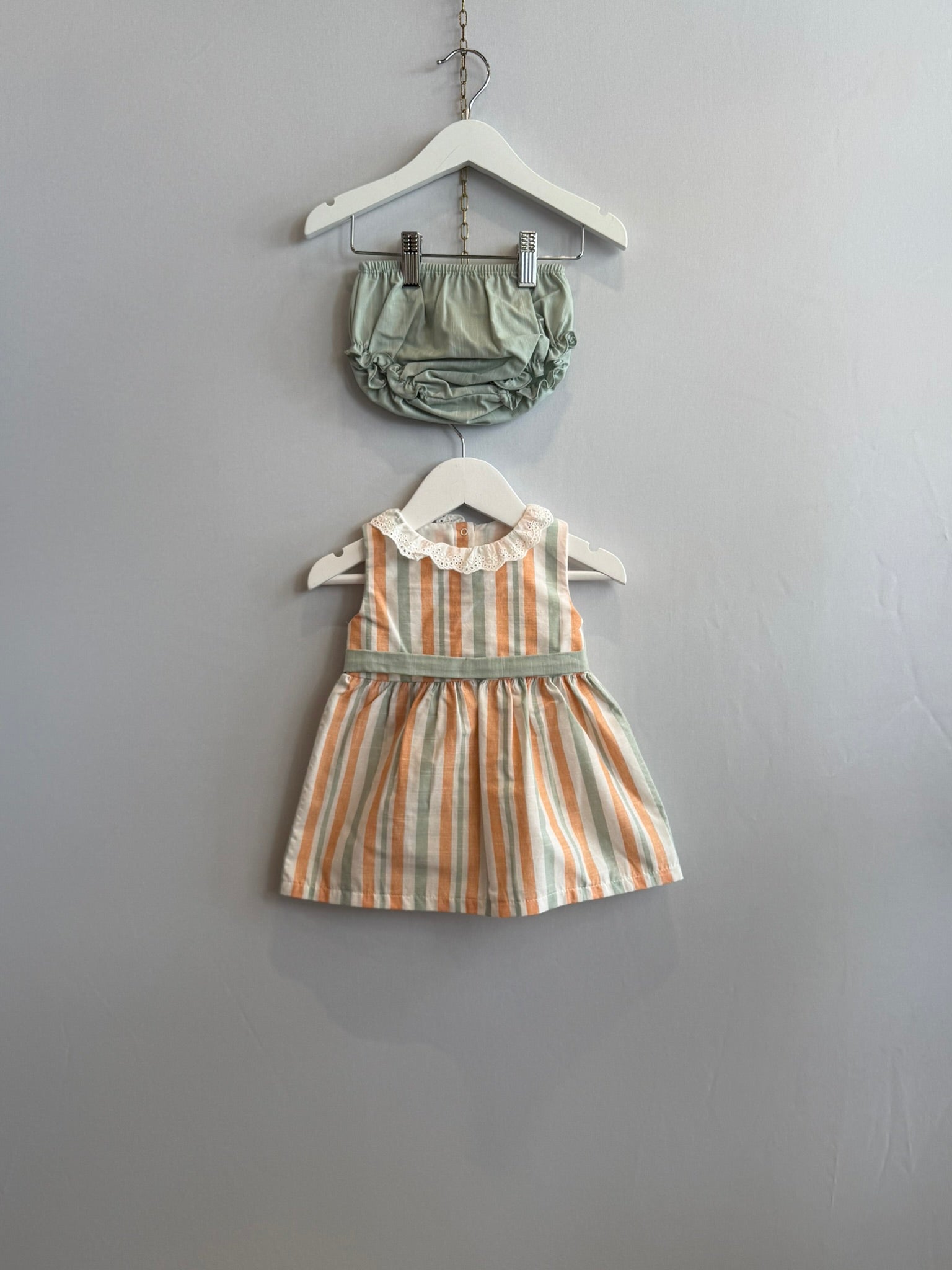 Abito Arancio e Verde Baby