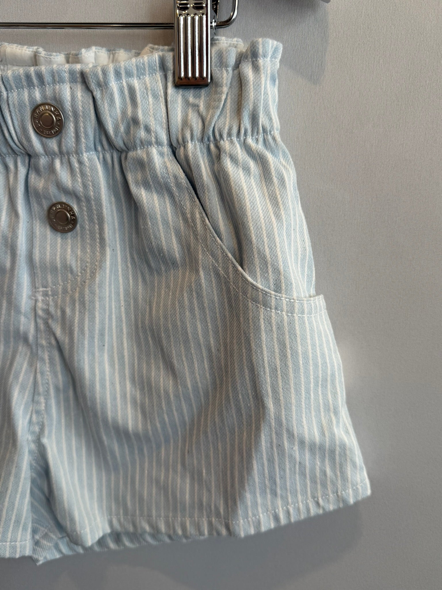 Pantaloncini Righe bianco e azzurre