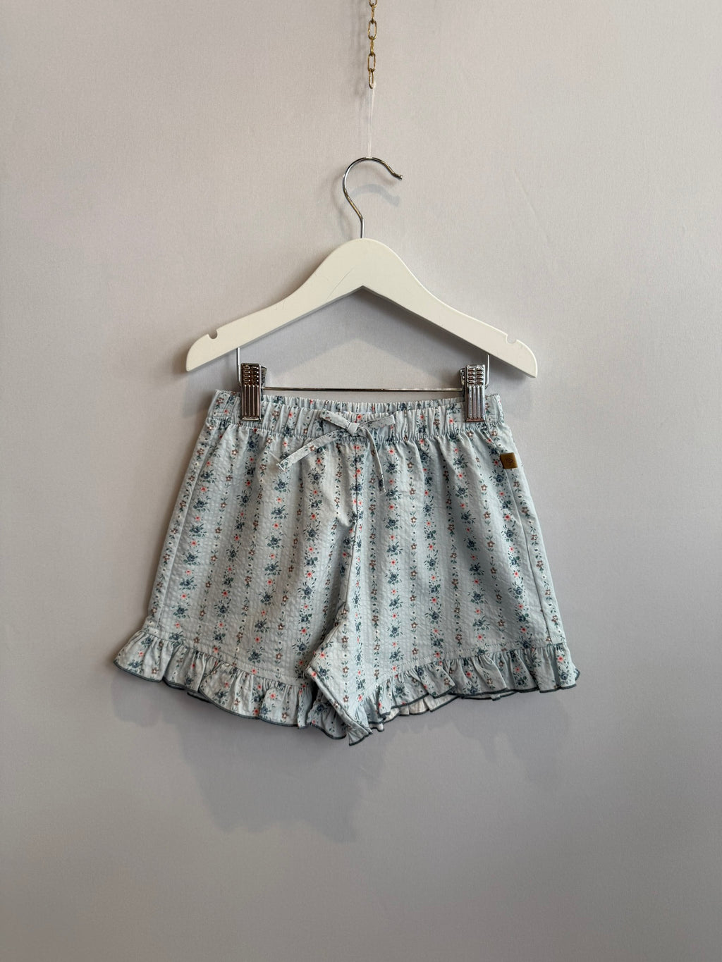Pantaloncini Fiori Blu