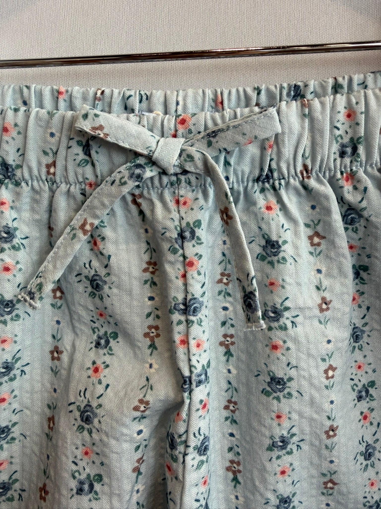 Pantaloncini Fiori Blu