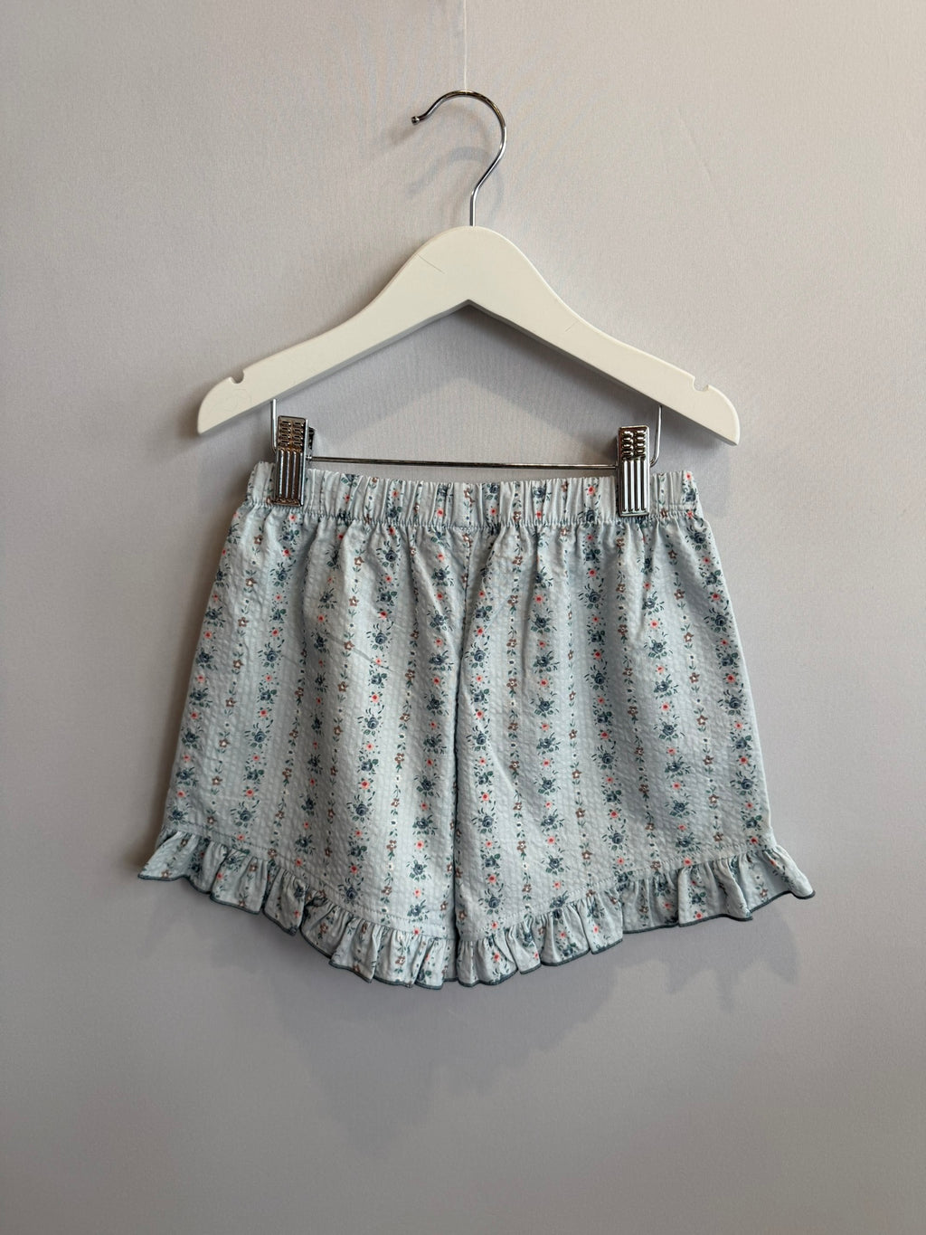Pantaloncini Fiori Blu