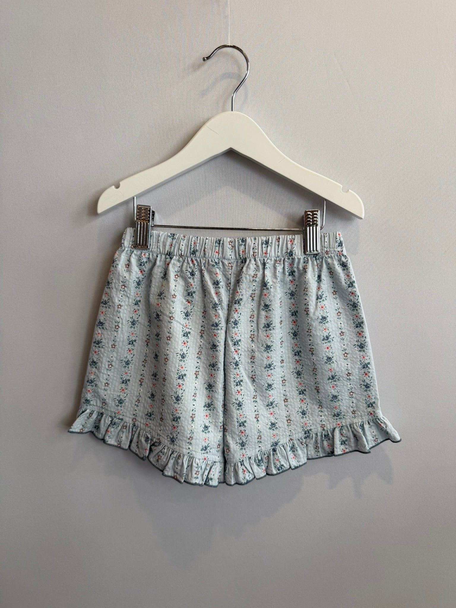 Pantaloncini Fiori Blu