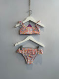 Bikini Top Rouge e Slip Balza in Liberty Emma Giallo
