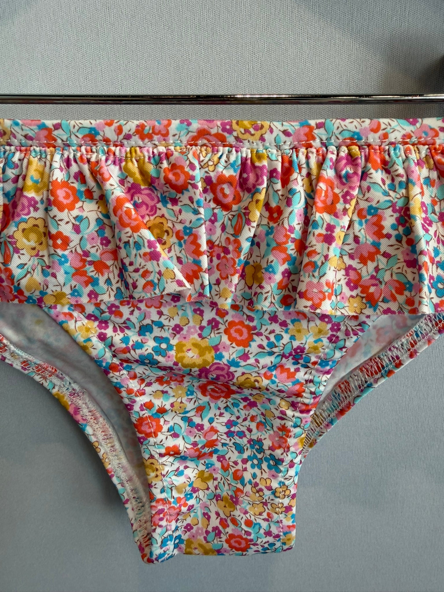Bikini Top Rouge e Slip Balza in Liberty Emma Giallo