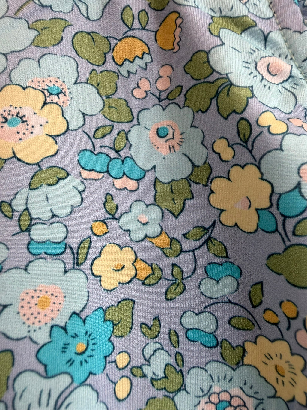 Costume Intero Profili Rouches Besty Azzurro
