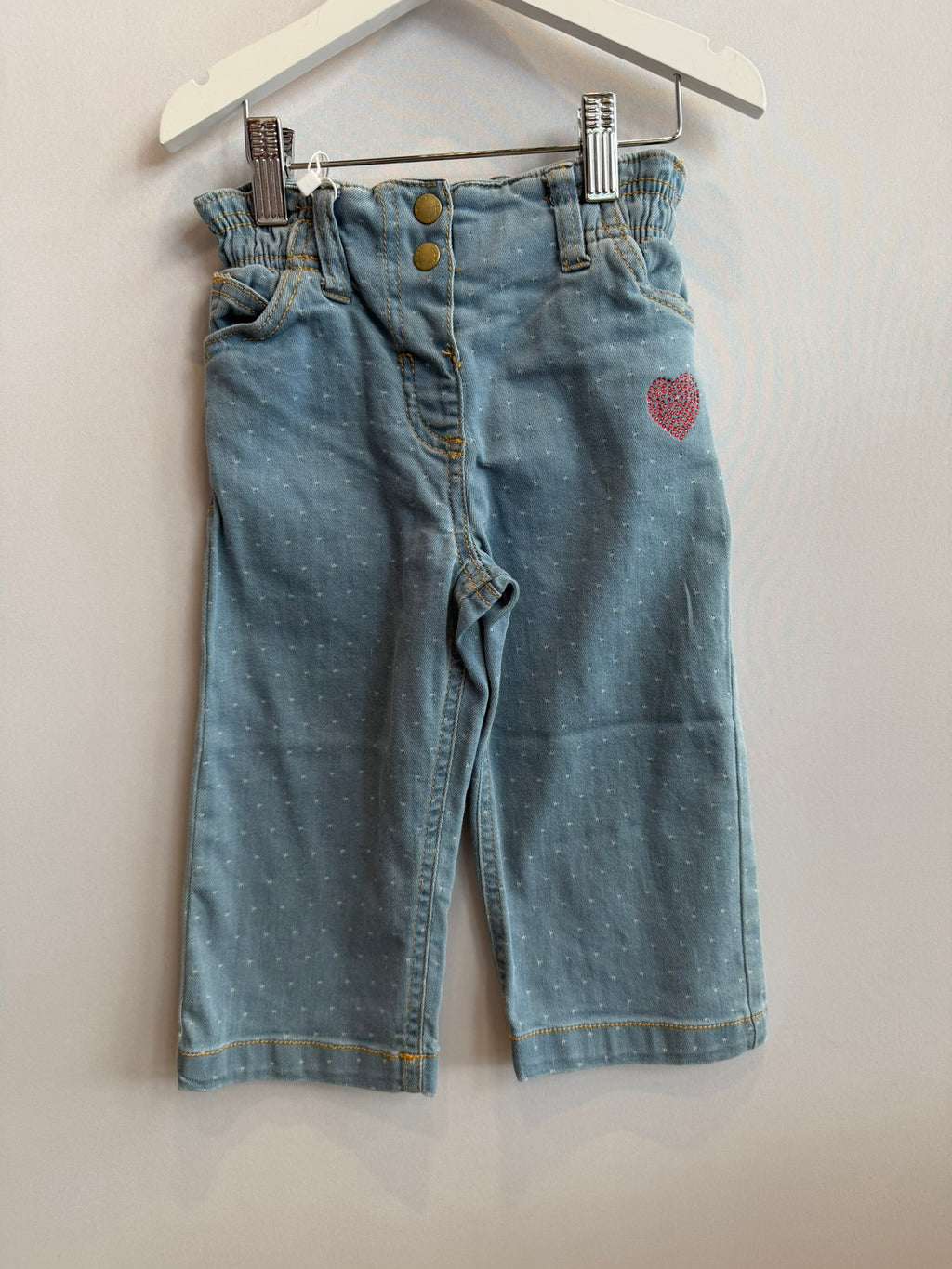 Jeans Bimba con cuore