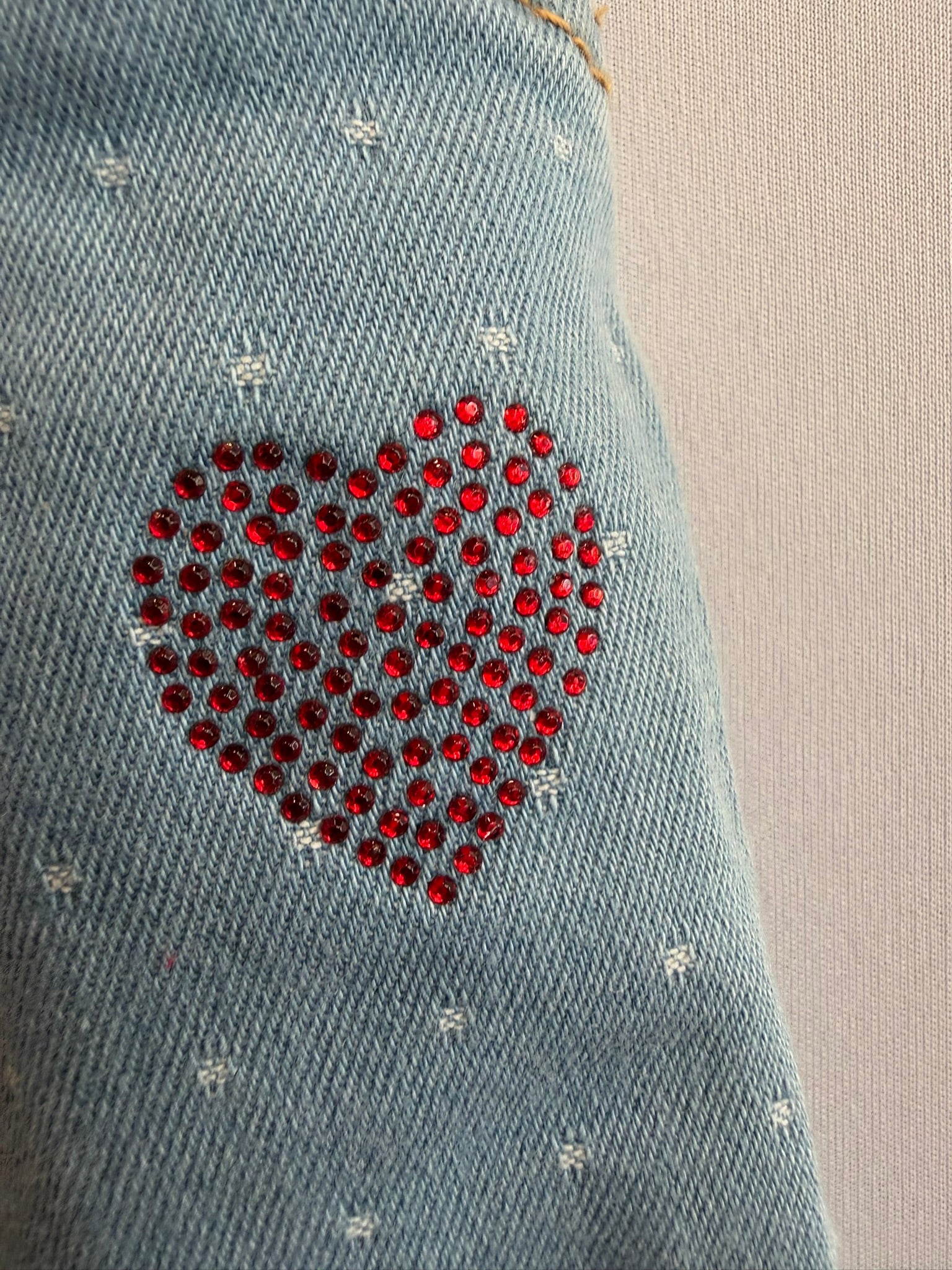 Jeans Bimba con cuore