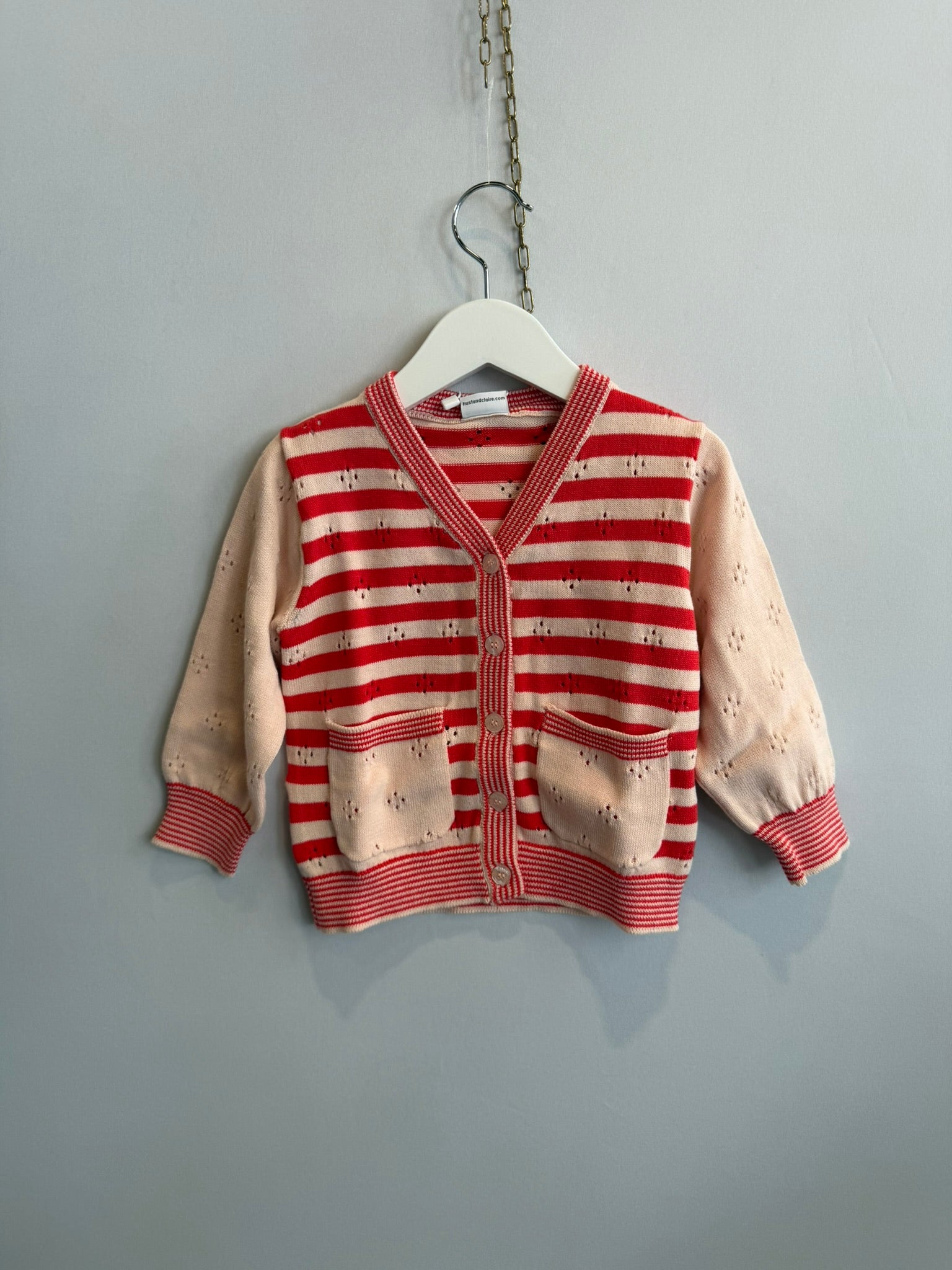 Cartigan in cotone organico