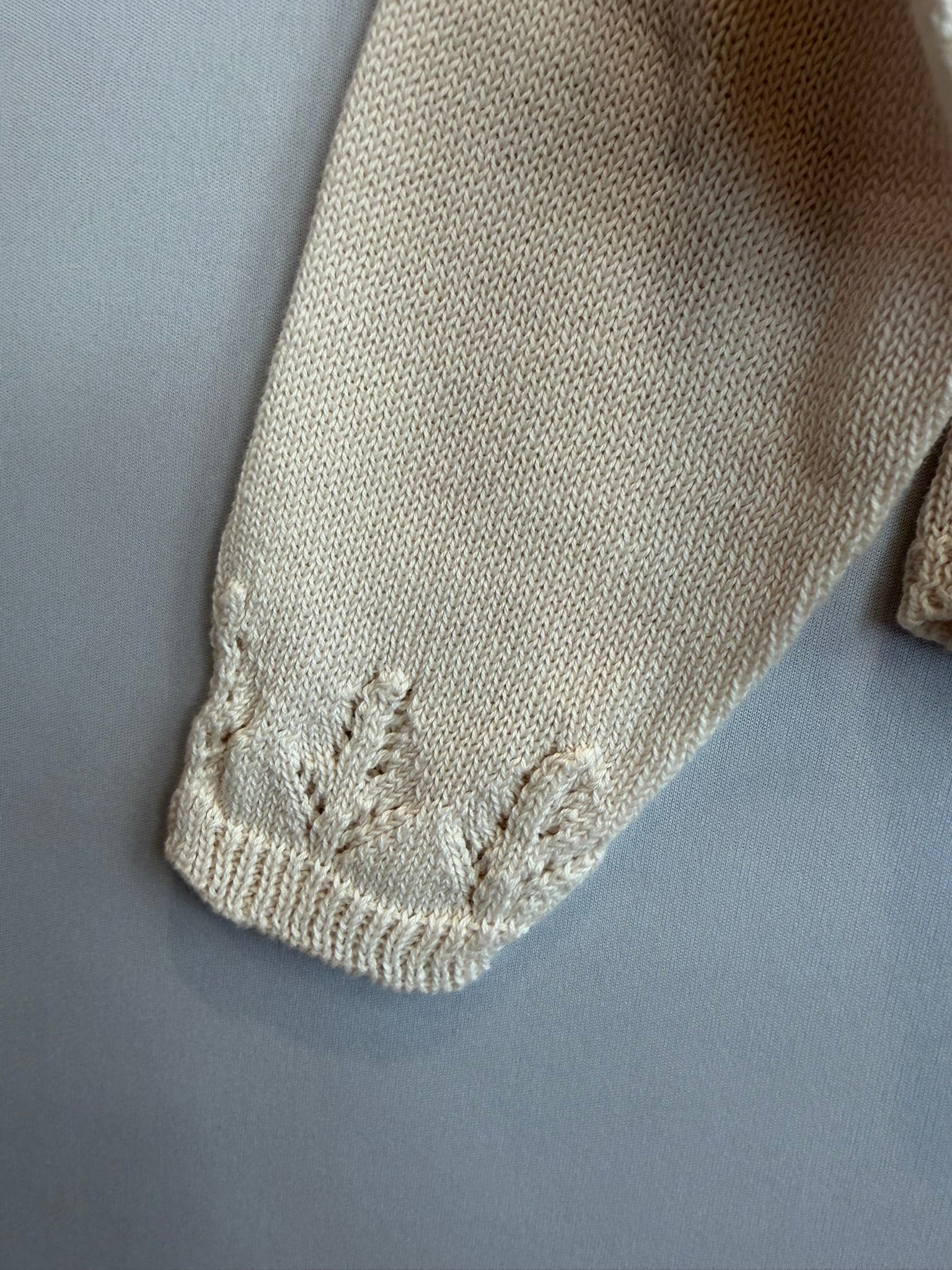 Cardigan per vestiti panna