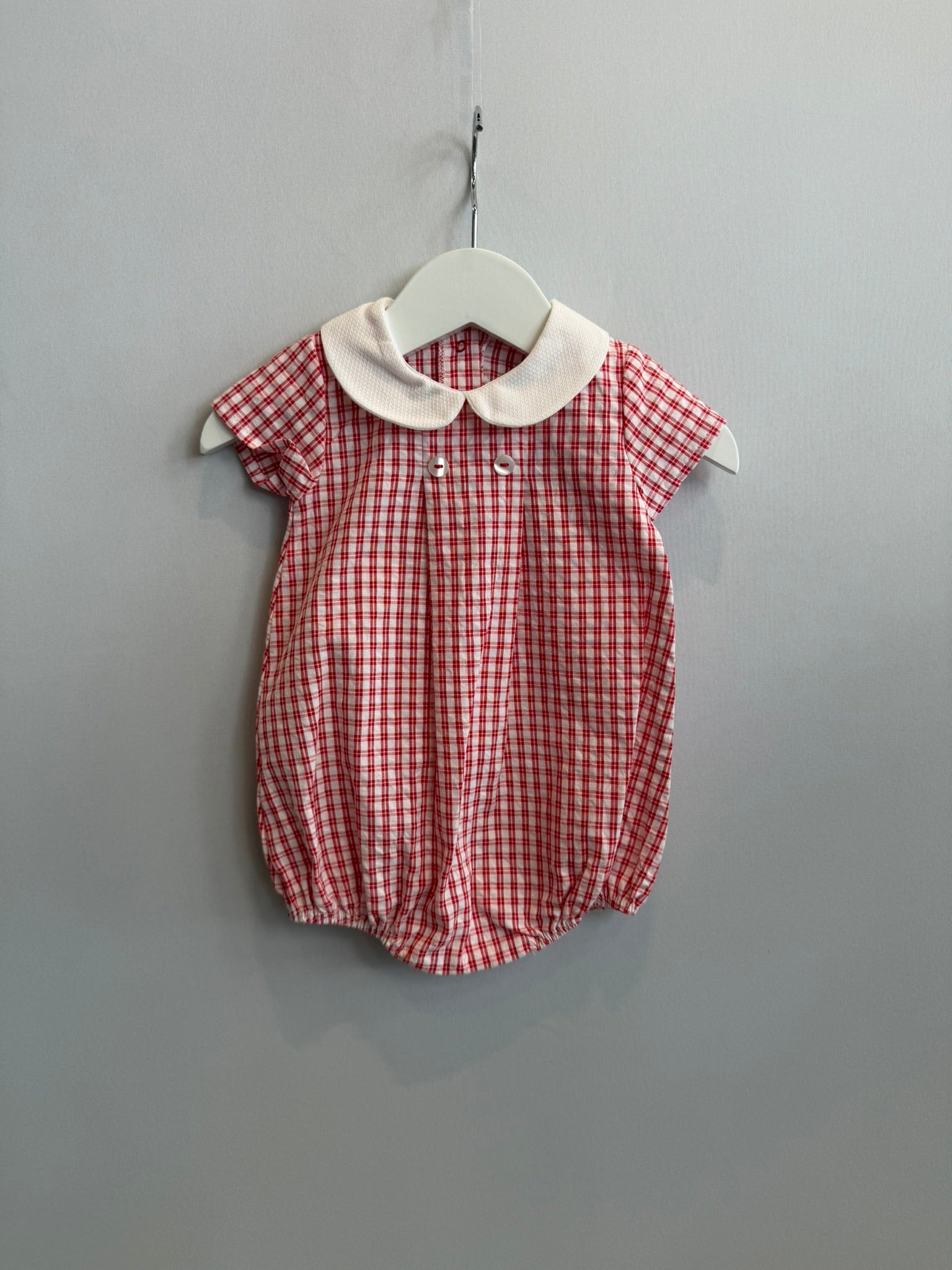 Pagliaccetto bianco e rosso