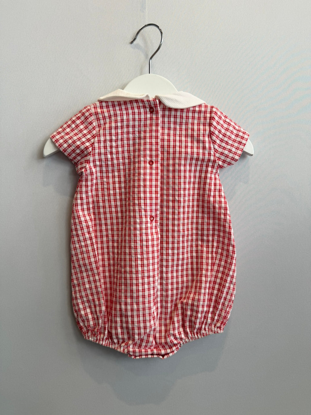 Pagliaccetto bianco e rosso