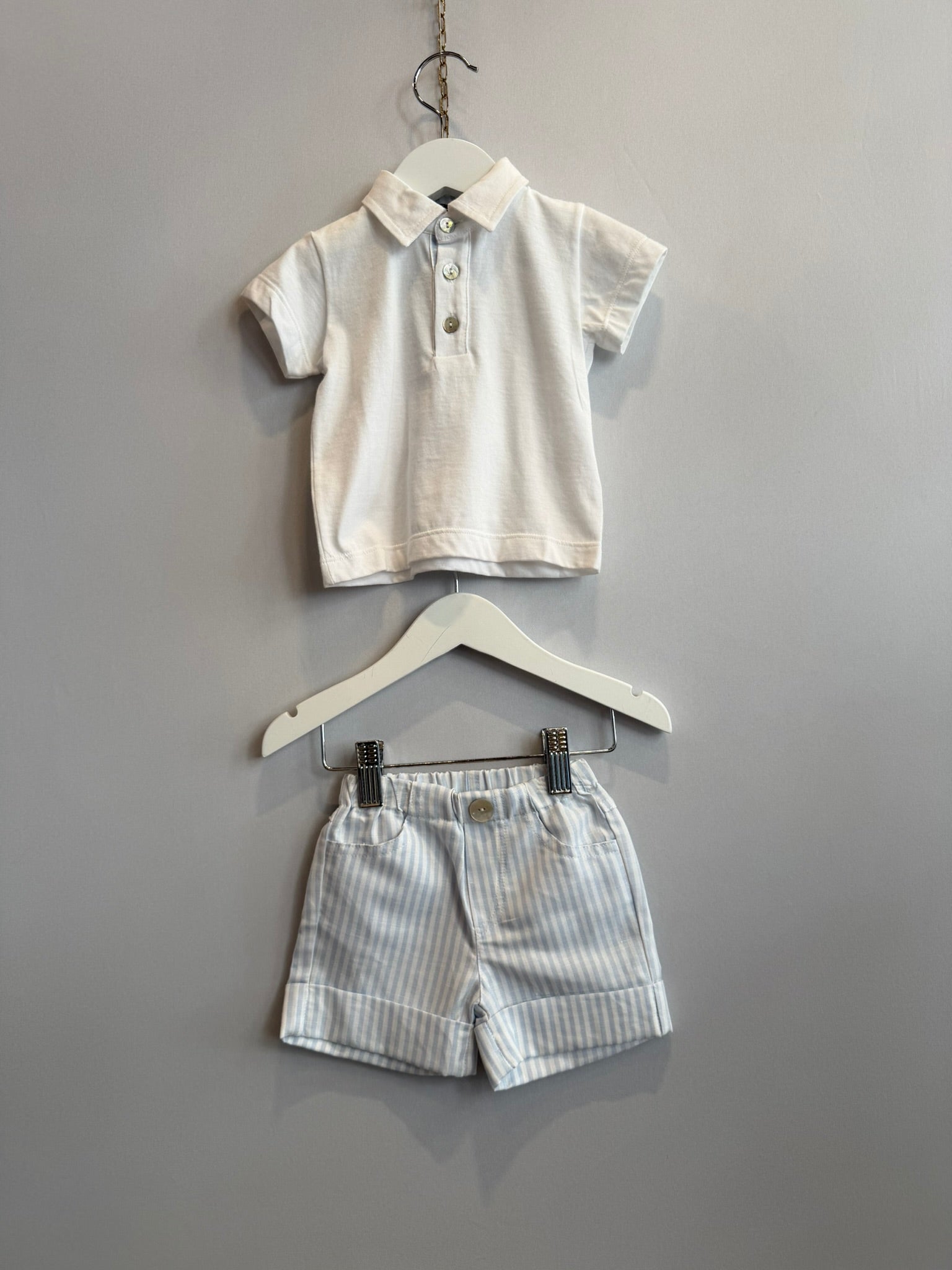 Completo Polo e Pantaloncino in Lino