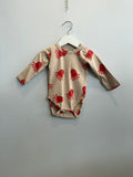 Body in cotone polipetti rossi