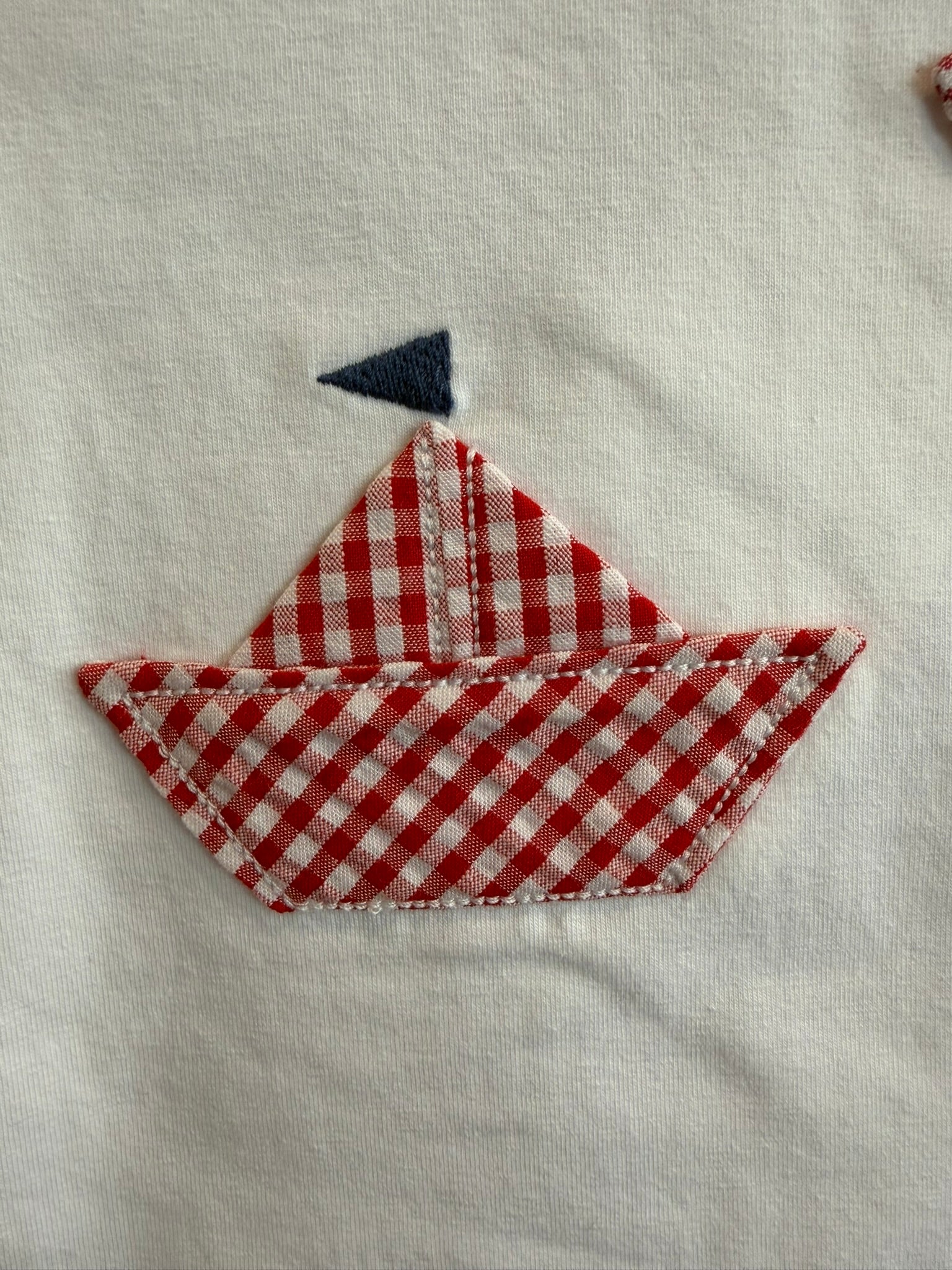 Completino Vichy Rosso Bimbo