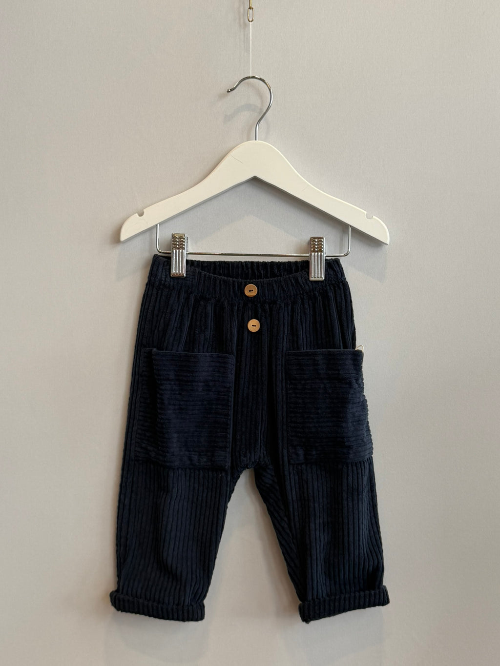Pantalone in velluto Blu Nevy