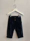 Pantalone in velluto Blu Nevy