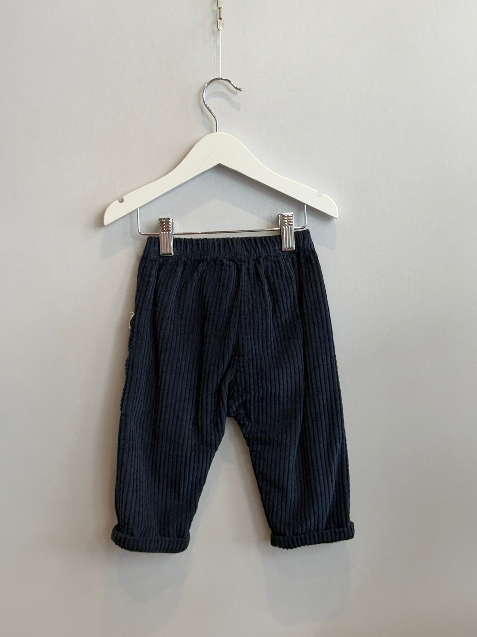 Pantalone in velluto Blu Nevy