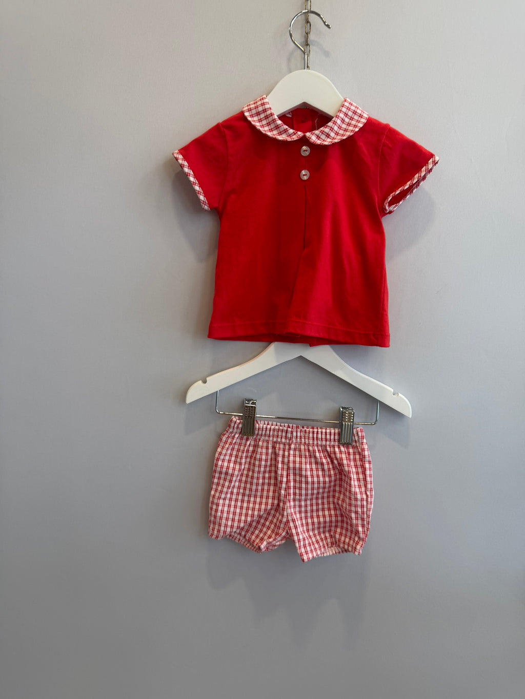Completino rosso in cotone