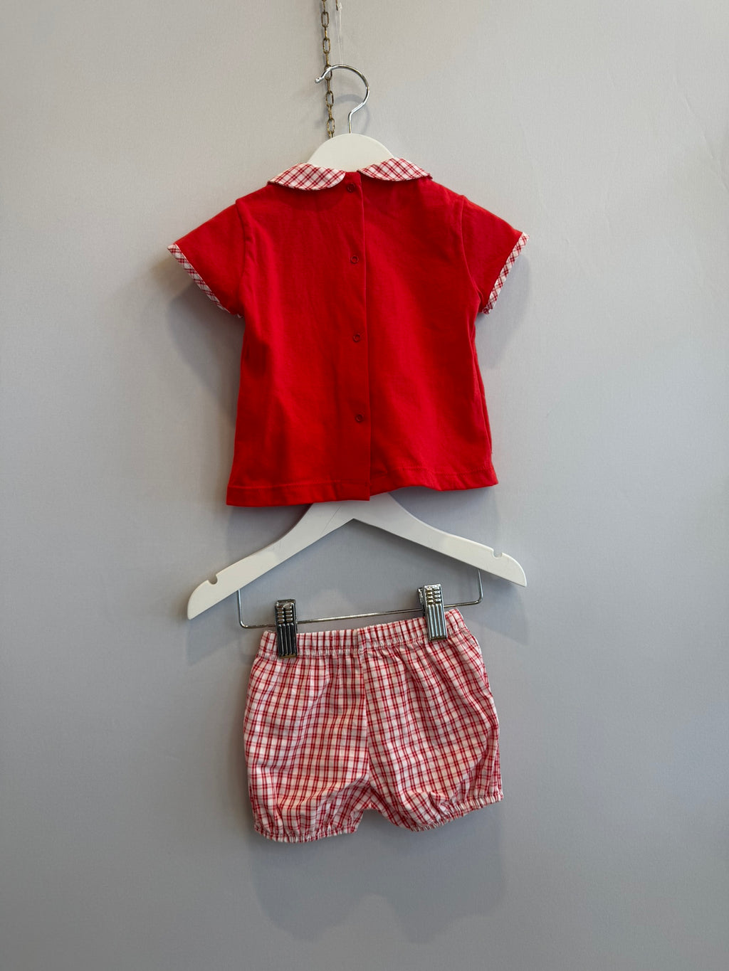 Completino rosso in cotone