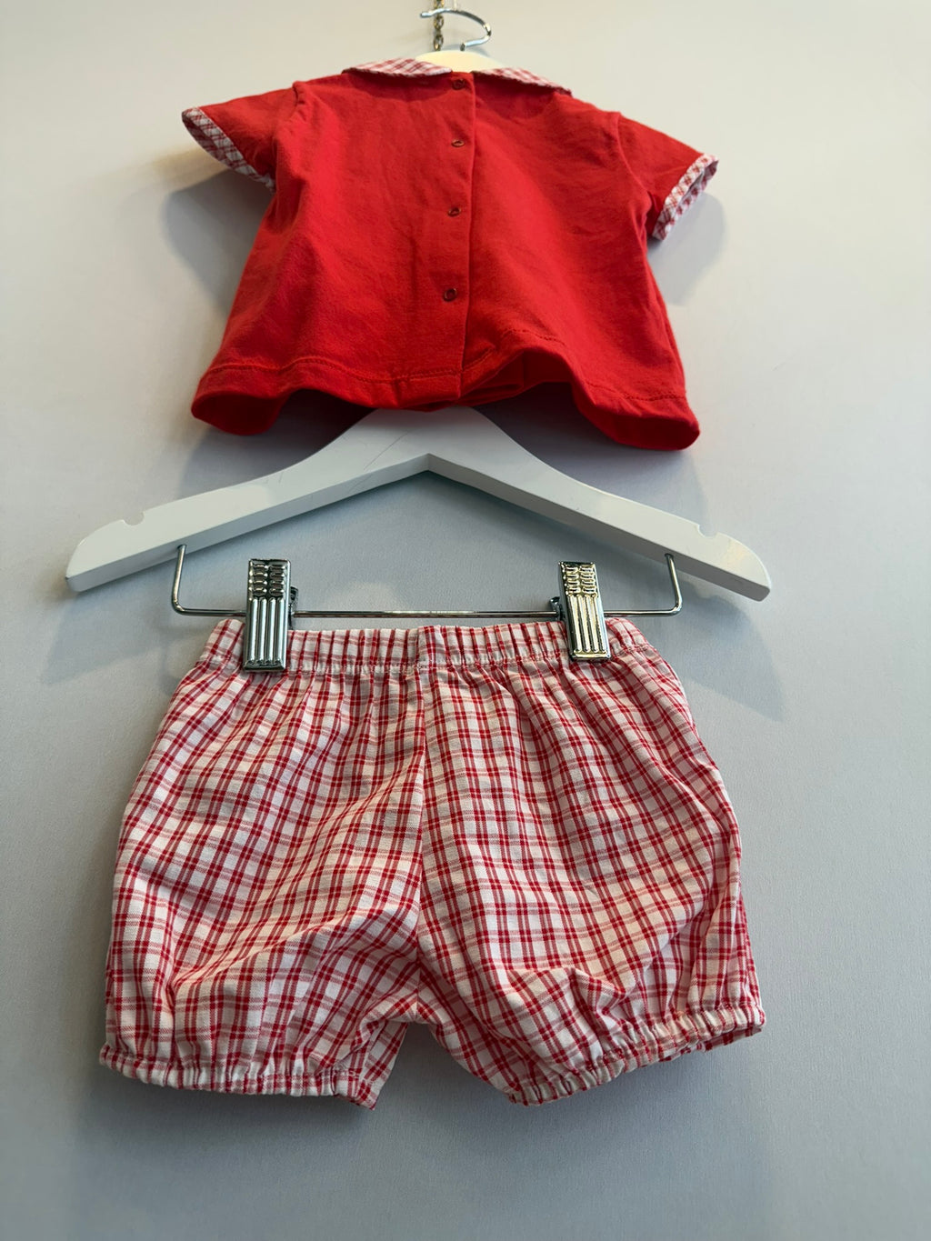 Completino rosso in cotone