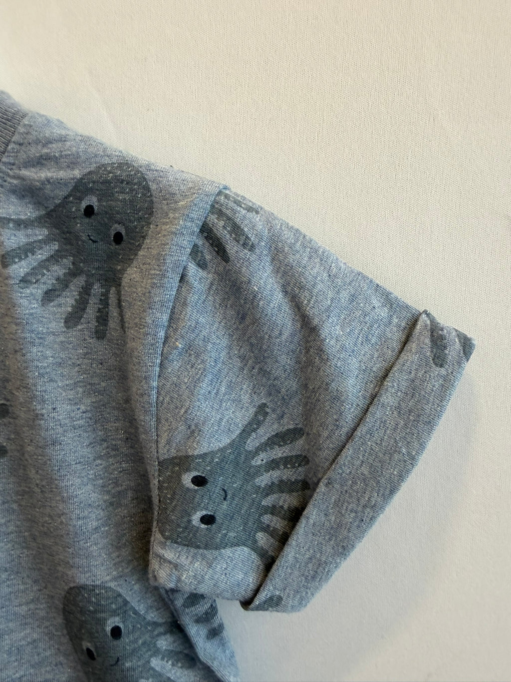 T-shirt polpo blu