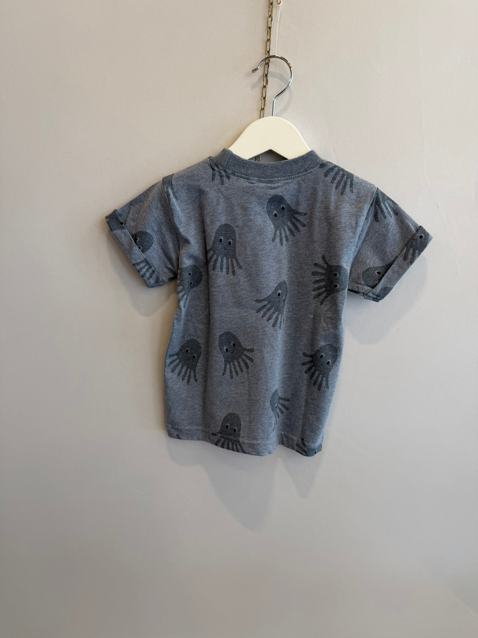 T-shirt polpo blu