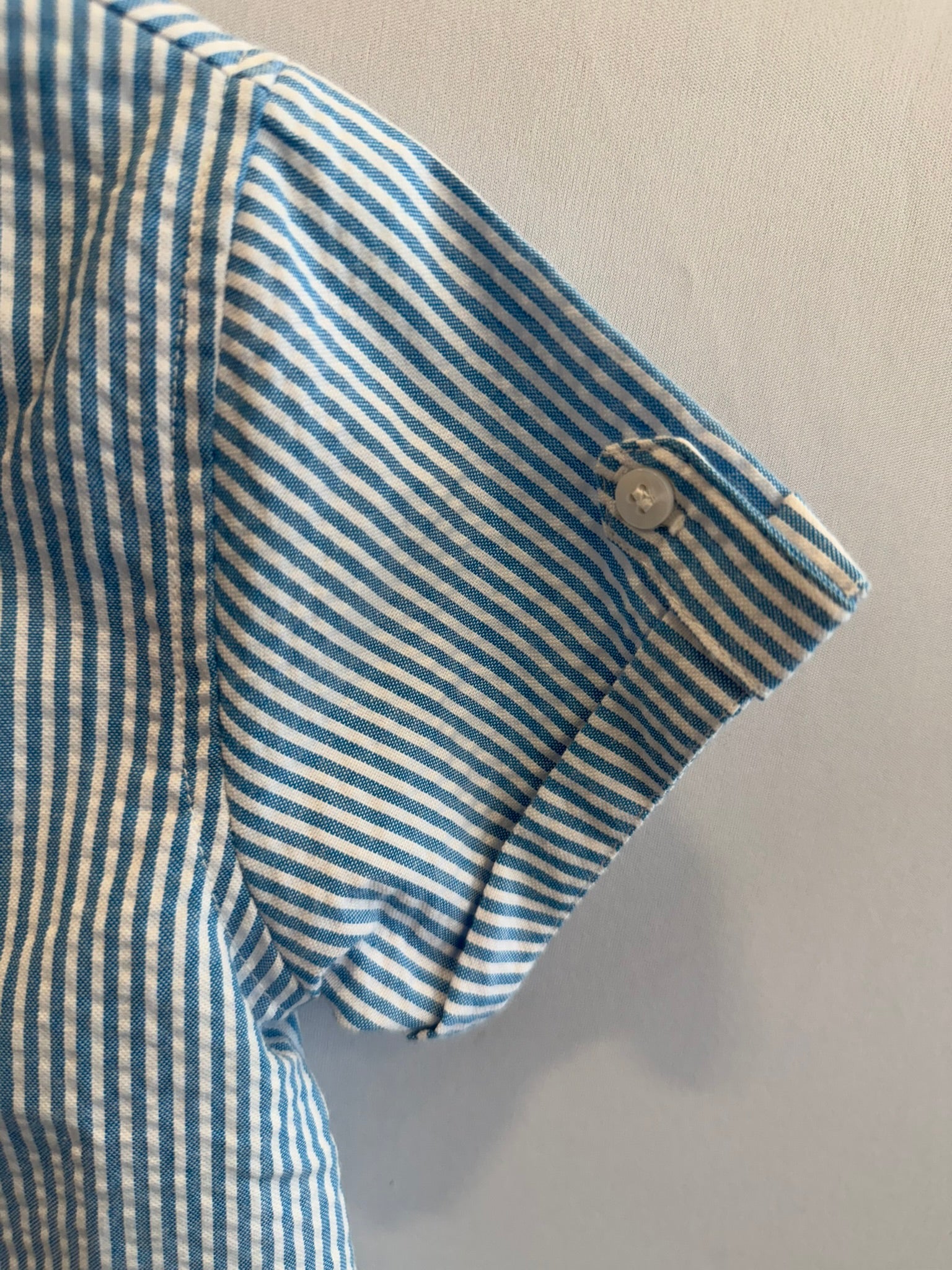 Camicia righe bianco e azzurre