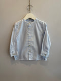Camicia azzurra collo coreano