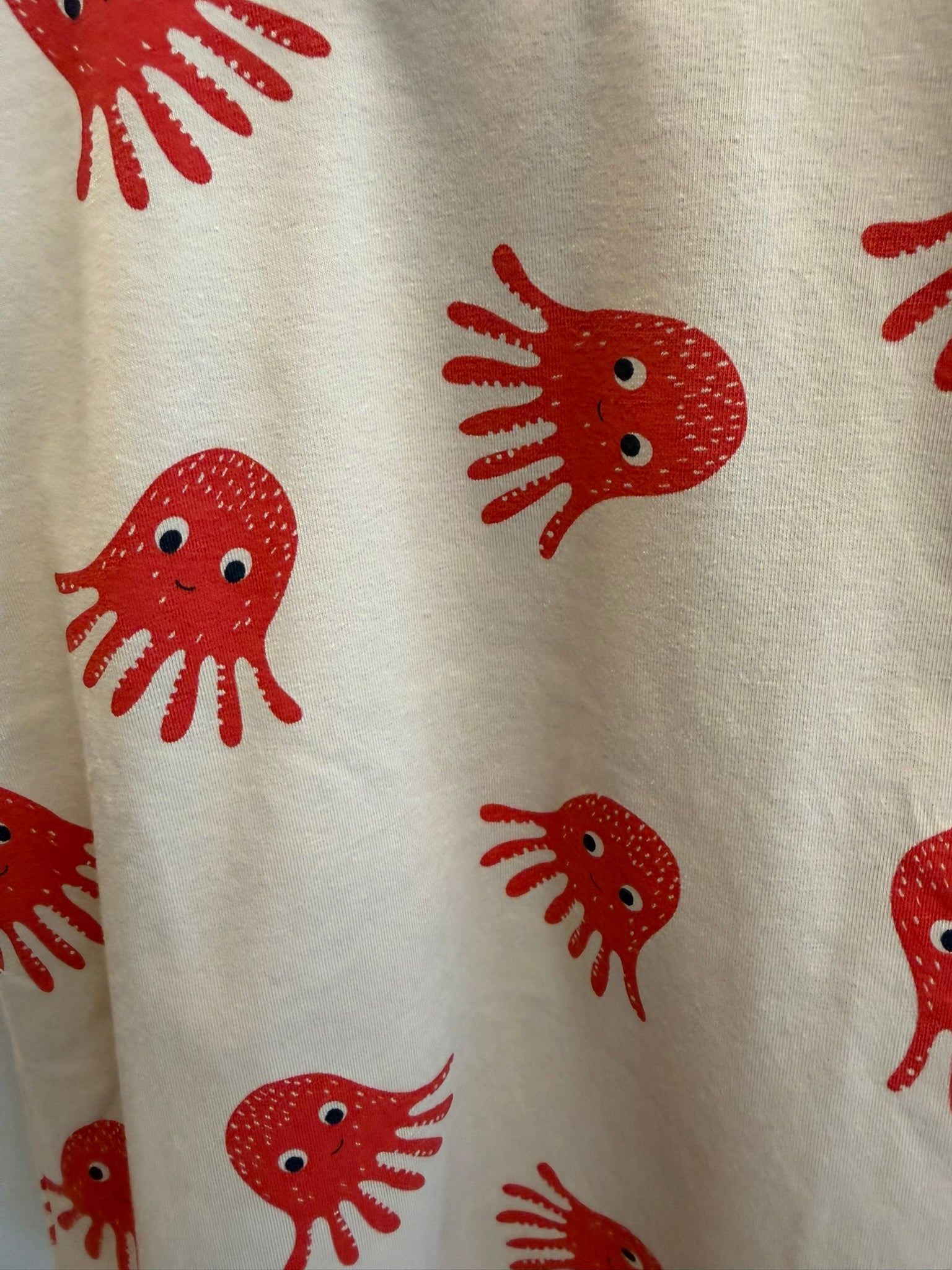 T-shirt polpo rosso