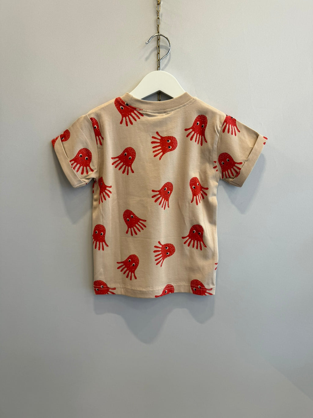 T-shirt polpo rosso