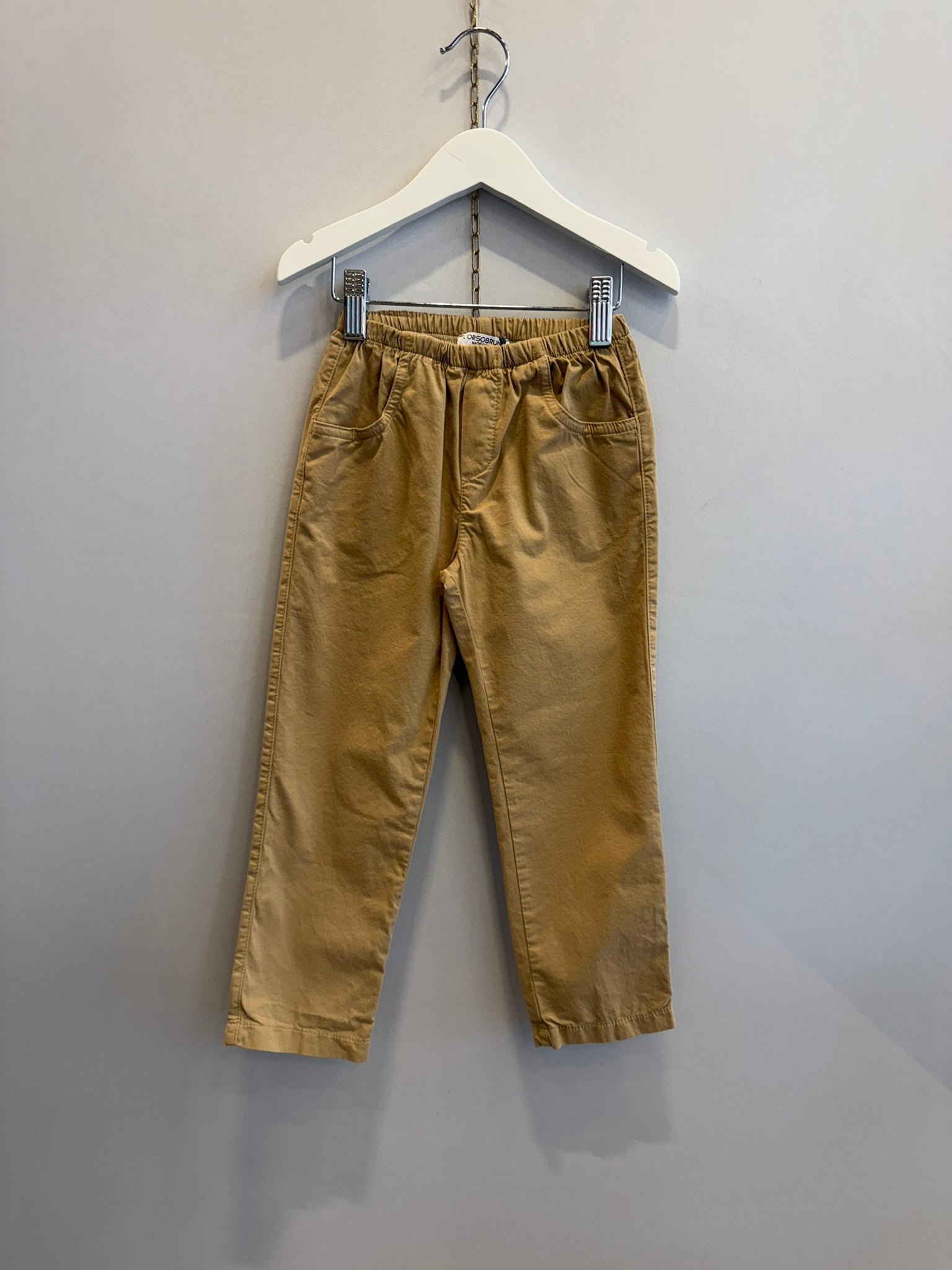 Pantalone cotone color corda