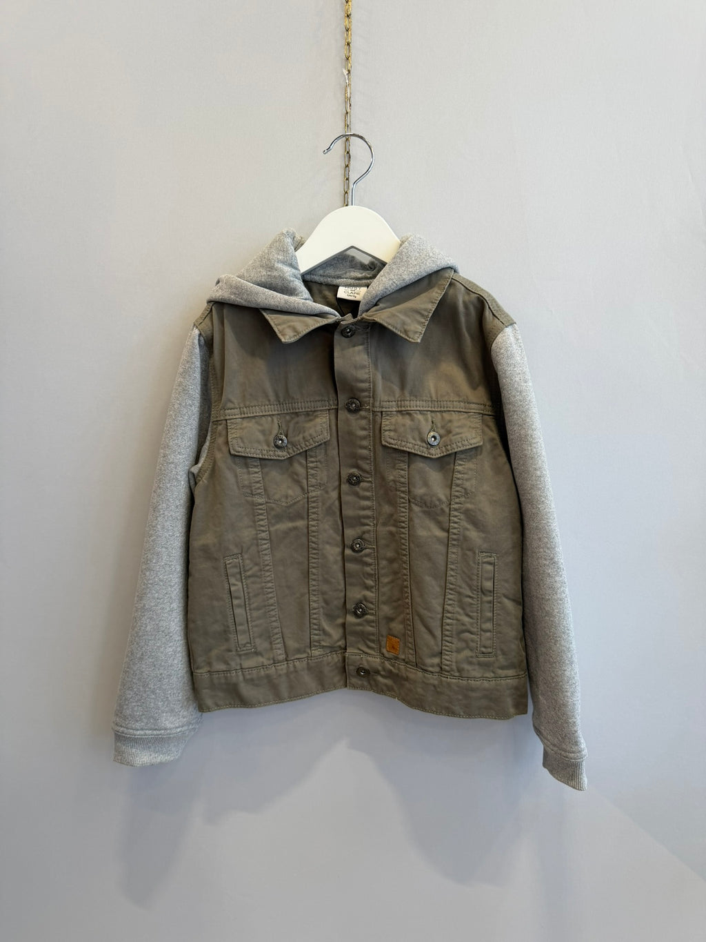 Giacca Jeans con Cappuccio