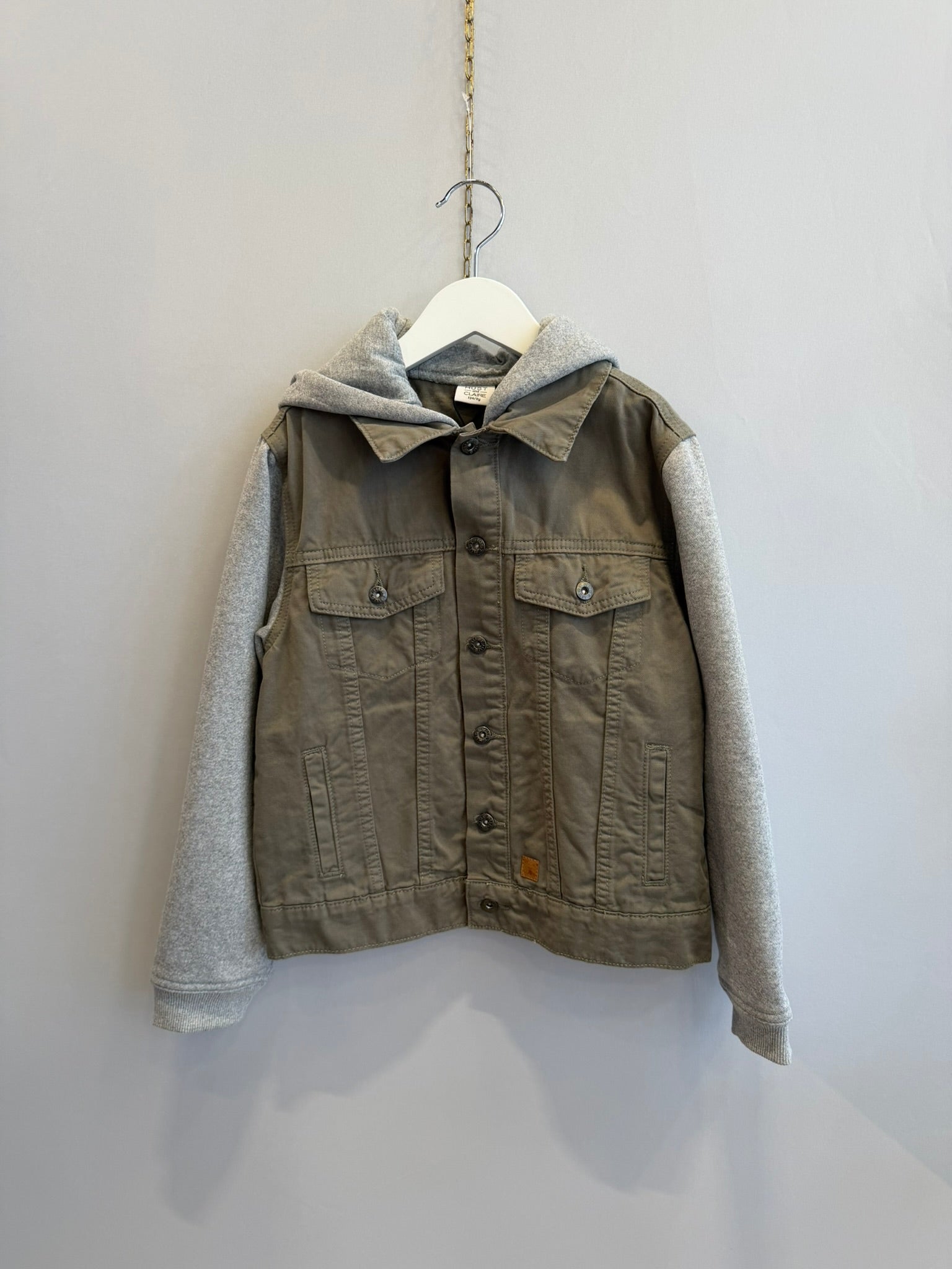 Giacca Jeans con Cappuccio